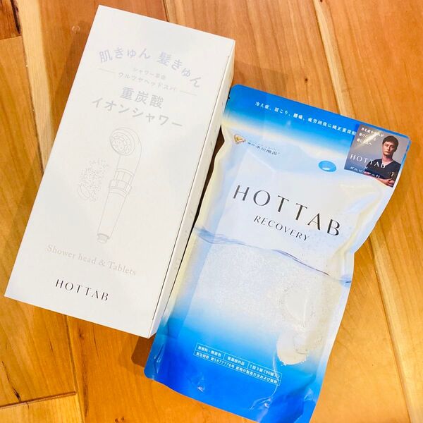薬用 HOT TAB RECOVERY 90錠 重炭酸イオンシャワー 付き セット