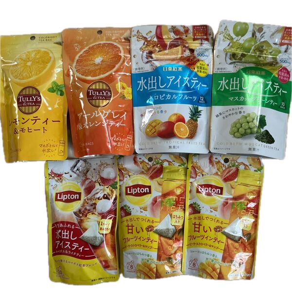 ☆新品☆リプトン 日東紅茶 タリーズ ティーバック まとめ買い 水出し フルーツ 紅茶 水出しアイスティー