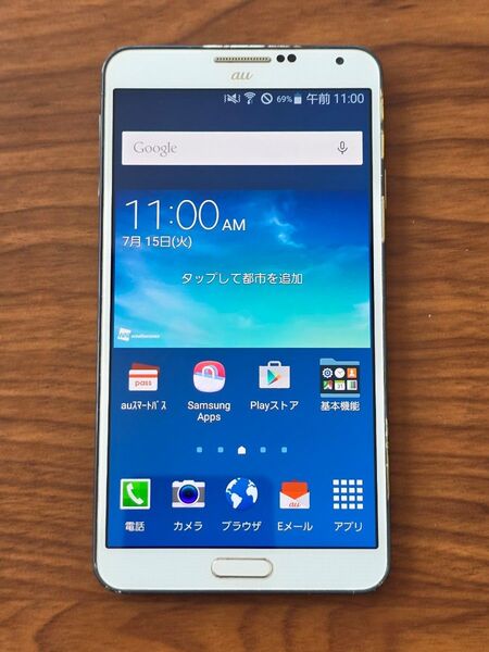 SAMSUNG GALAXY Note 3 SCL22 ホワイト