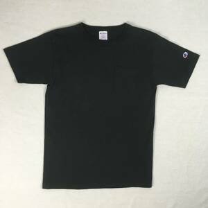 Champion チャンピオン T1011 米国製 胸ポケット Ｔシャツ 半袖 ブラック Sサイズ ヘビーウェイト