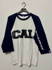 希少☆VENICE CLASS SICKS ヴェニスクラスシックス ラグラン 七分丈Tシャツ S 白紺 ホワイト ネイビー CAL 13