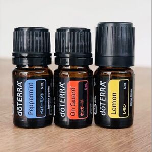 doTERRA ドテラ ペパーミント& オンガード& レモン 3本セット