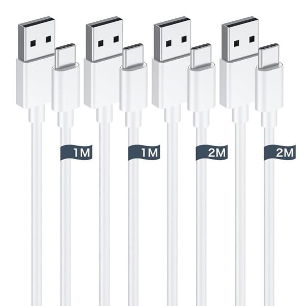 ケーブル タイプc 1m/2m 4本セットType C 急速充電 iPhone