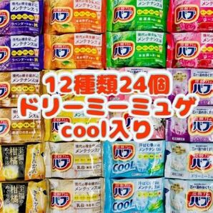 ①b24 定番 入浴剤 花王バブ 12種類24個 にごり湯 花王 cool