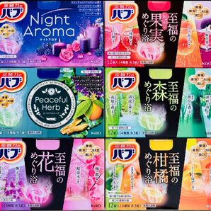 ②24 入浴剤 花王 kao バブ 24種類24個 至福のめぐり浴 にごり湯なし