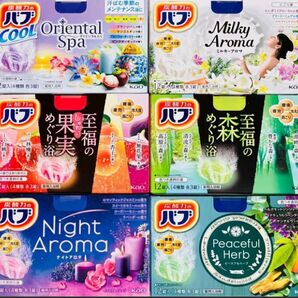 ④24 入浴剤 花王 kao バブ 24種類24個 至福のめぐり浴 にごり湯 cool オリエンタルスパ