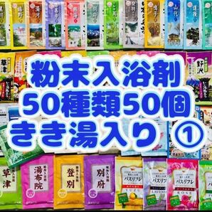 ①粉末入浴剤 薬用入浴剤 温泉 アース製薬 50種類50個 旅の宿 まとめ売り 花王 きき湯 期間限定 cool