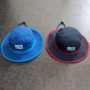 ■大人気 ノースフェイス ホライズンハット キッズ KS ネイビー系&ブルー系 NNJ41702 NNJ41604 2個セット