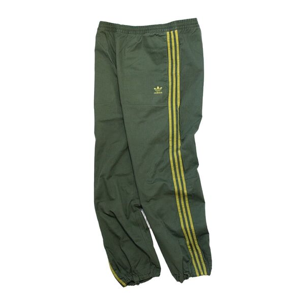 00s adidas トレフォイルロゴ 三つ葉 コットン トラックパンツ アディダス ビンテージ オリーブ カーキ
