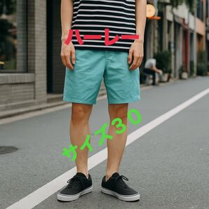 【Hurley Phantom】水陸両用★ハーフパンツ メンズ ファスナー難あり 中古美品 ショートパンツ サイズ30