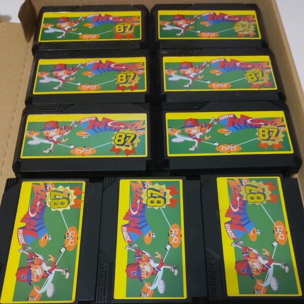 FC ファミコン プロ野球ファミリースタジアム87年度版 9本 まとめ売り ファミスタ