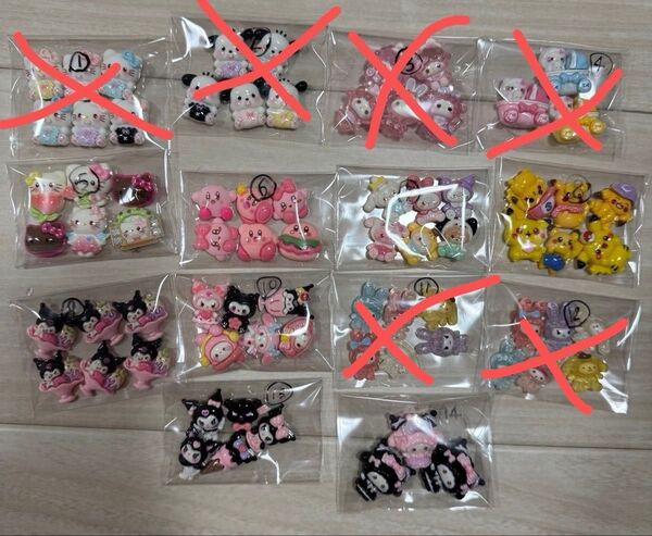 デコパーツ いろいろミックス キャラクター