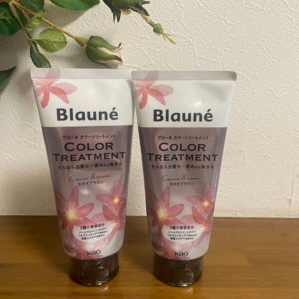 Blaun ブローネ ヘアカラートリートメント カカオブラウン 2個セット