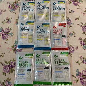 CLEVER CLEAR PROTEIN クリアプロテイン 9袋 まとめ売り 使い切りタイプ ジム