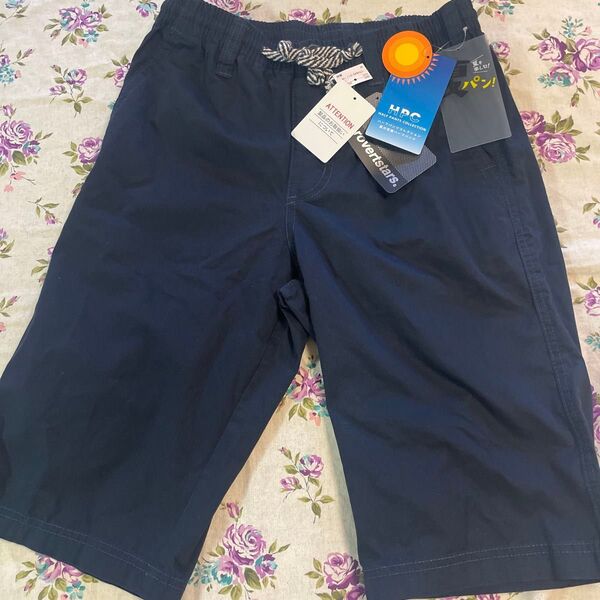 しまむら ハーフパンツ コレクション夏の定番ハーフパンツ ネイビー Mサイズ 未使用 綿100%