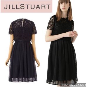 JILLSTUART Jジルスチアート White パンジーコンビドレス ワンピース レース