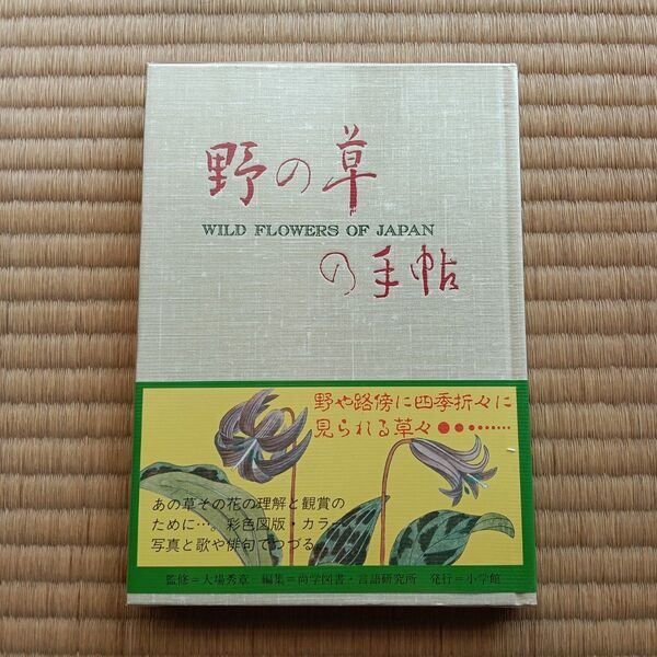野の草の手帖 尚学図書■岩崎灌園 全カラー図版 本草図譜 ボタニカルアート 絶版本 野草図鑑 薬草 江戸時代 水彩画