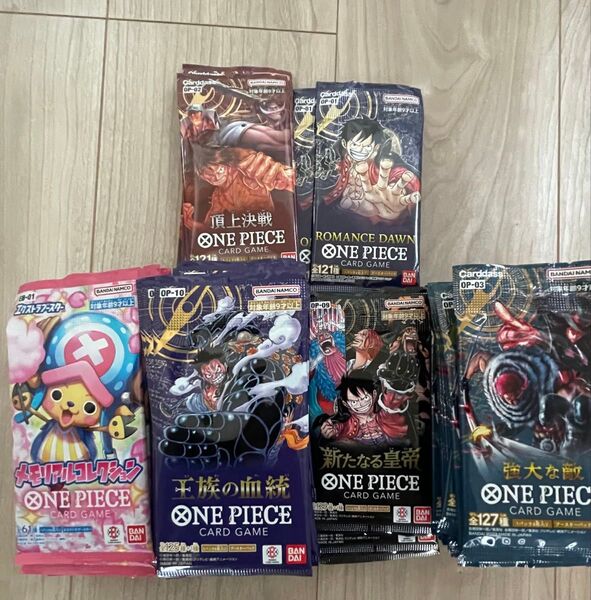 新品未開封 ONE PIECE ロマンスドーン ROMANCE DAWN 新たなる皇帝 王族の血統 強大な敵 頂上決戦 ワンピース
