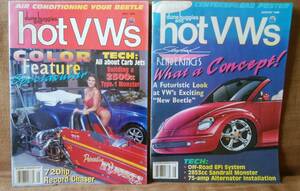 HOT VWs 1996年 5月号 8月号 2冊 まとめて まとめ売り 当時 フォルクスワーゲン 空冷VW ビートル ワーゲンバス タイプ3 カルマンギア