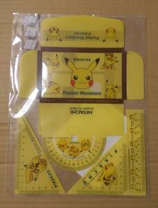 日立 オリジナル ポケモンケース付き定規セット 未開封品 ポケットモンスター