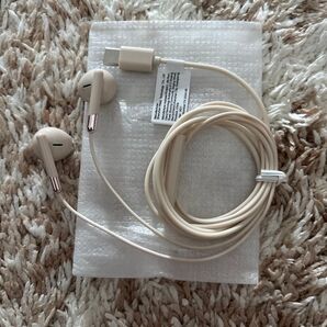 USB Type-C イヤホン カーキ色