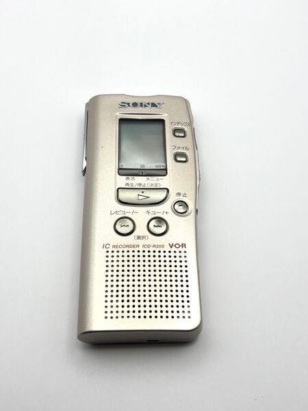 SONY ソニー ボイスレコーダー ICレコーダー ICD-R200 動作品