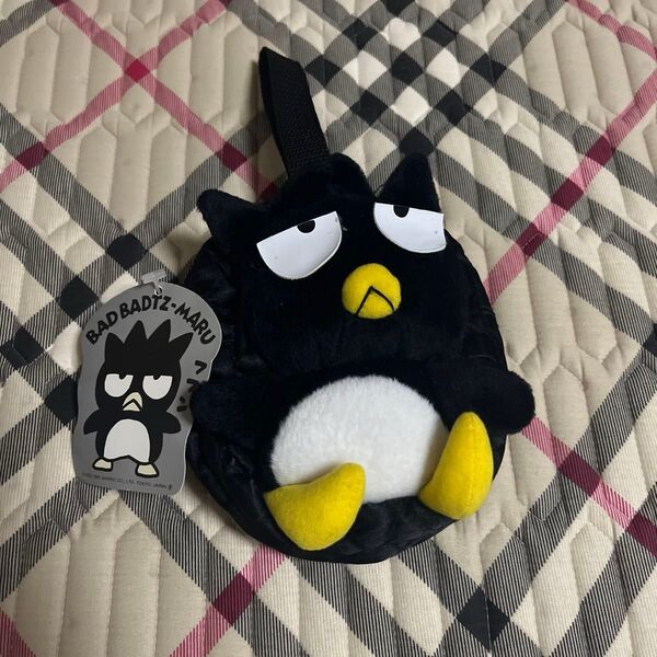 バッドばつ丸 レトロ デッドストック サンリオ ぬいぐるみポーチ レア