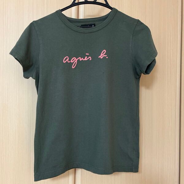 agnes b. Tシャツ カーキ