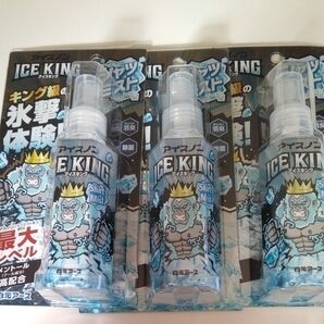 シャツミスト3本 アイスキング 極冷シャツの氷撃体験! アイスノン 衣類にスプレーするだけ 汗ニオイ消臭 除菌 衣料用冷感スプレー