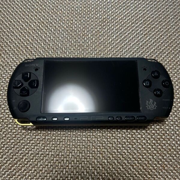 SONY PSP-3000 本体 モンスターハンターポータブル 3rd ハンターズモデル 美品