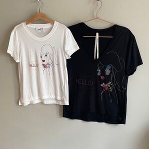 snidel スナイデル Tシャツ カットソー レディース キッズ130 2枚セット