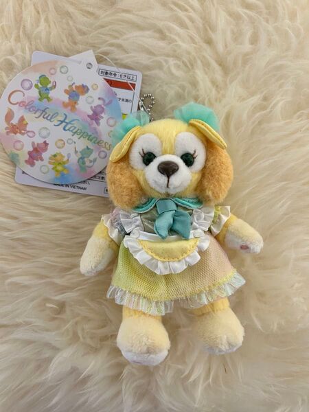 ディズニーシー カラフルハピネス クッキーアン ぬいぐるみバッジ ダッフィー&フレンズ20周年