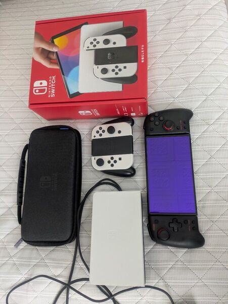 Nintendo Switch 有機ELモデル 美品 コントローラーとケース付