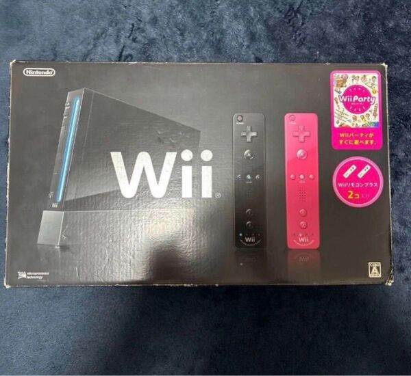 WII 黒 Wiiパーティーとマリオカート、スマブラ同梱 動作確認済