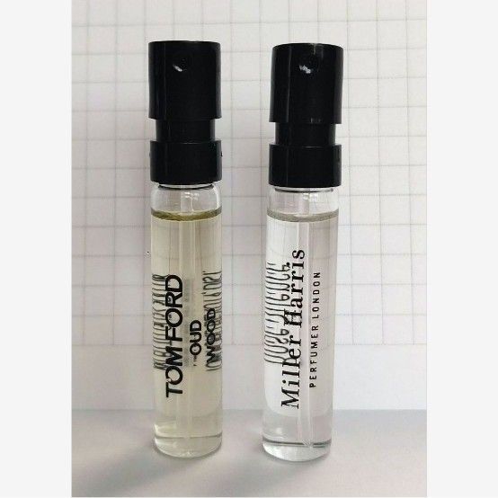 香水2個TOM FORDウッドMillerHarrisローズ 2ml ミニ オードパルファム