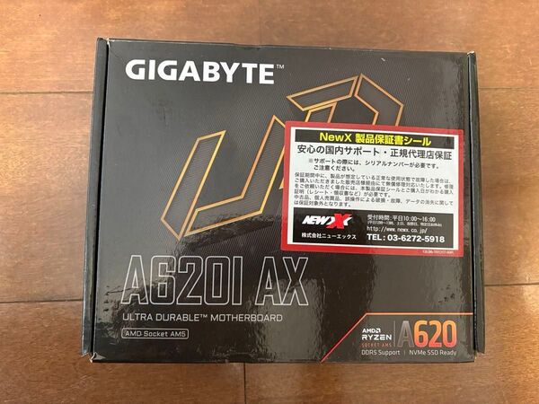 GIGABYTE A620I AX・ryzen5 8400f・DDR5 16gb