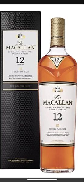 MACALLAN 12年 シェリーオークカスク 700ml 山崎1本