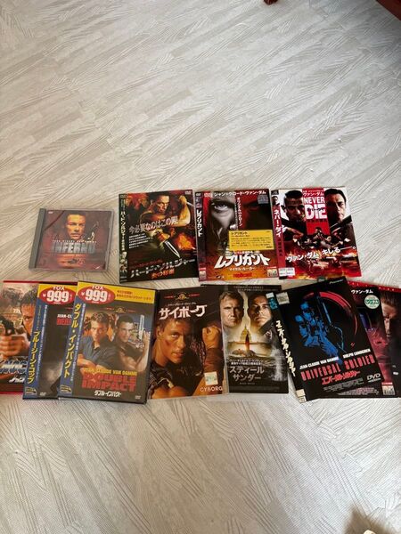 ジャン・クロードヴァン・ダム 映画 DVD 字幕版 吹替え版 レンタル落ち13枚セット