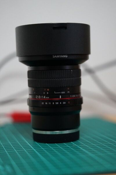 Samyang f2.8/14mm ED AS IF UMC Eマウント