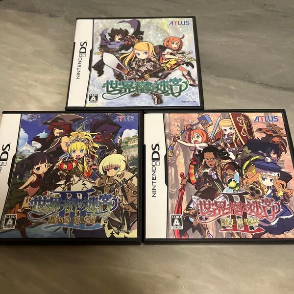 世界樹の迷宮 DSソフト 3本セット
