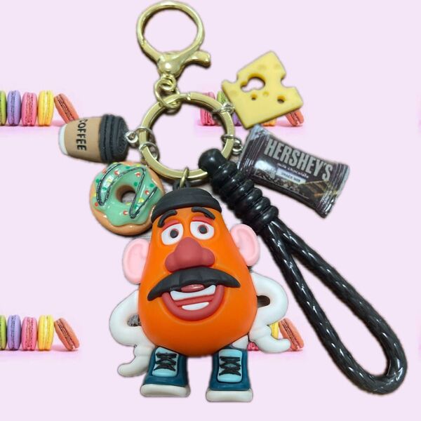 即買いじゃらじゃらキーホルダー バッグチャーム キーリング Mr.Potato