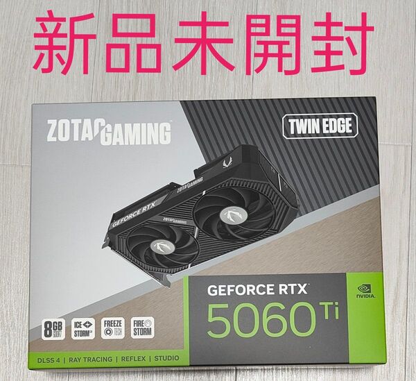 ZOTAC GAMING GeForce RTX 5060 Ti 8GB Twin Edge 未開封品