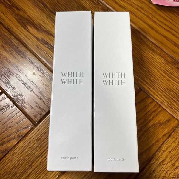WHITHWHITE フィスホワイト 歯磨き粉 2本セット