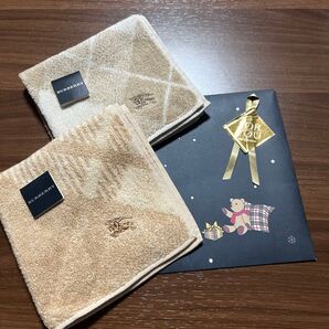 No.23【新品未使用】Burberry(バーバリー)タオルハンカチ2枚セット