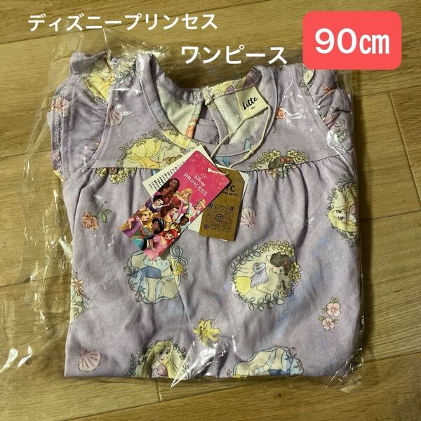 ディズニー リトシー プリンセス しまむら ワンピース 90 キッズ トップス disney