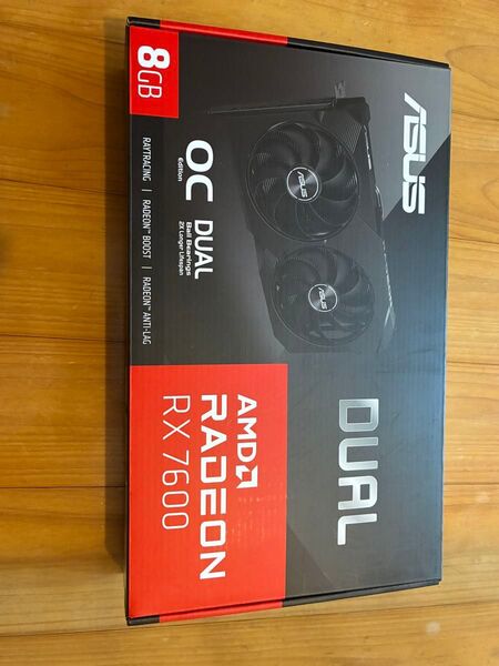 ASUS DUAL Radeon RX 7600 8GB OC グラフィックボード