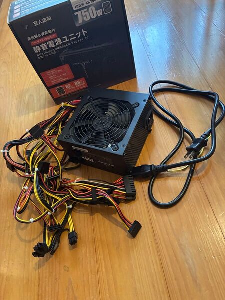 玄人志向 電源ユニット KRPW-AK750W/88+ 750W