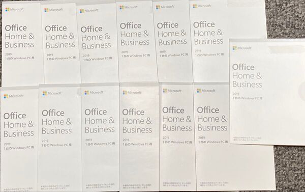 Microsoft Office Home&Business 2019 正規品×13枚組