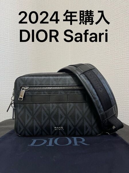 2024年購入 ディオール Safari CD Diamond ショルダーバッグ 良品 DIOR
