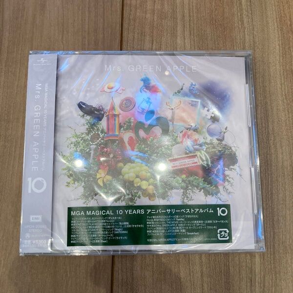 【有シリアルコードあり】新品未開封 Mrs GREEN APPLE 10 通常盤 CD ♪MGA♪ミセス グリーン アップル